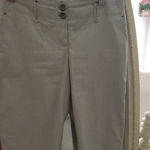 Ann Taylor Loft Size 0P pinstriped Bermuda shorts